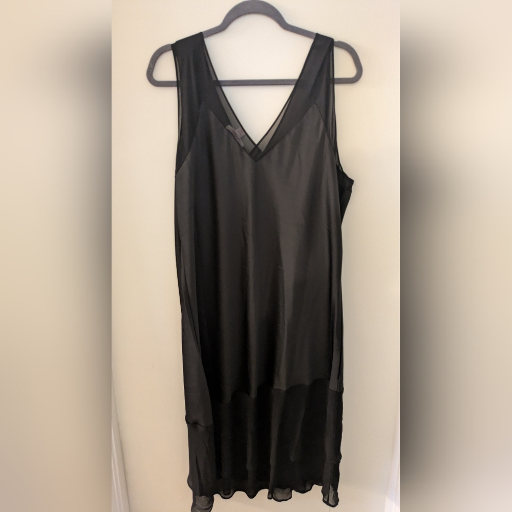 Joe Fresh Black V-Neck Dress